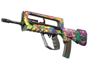 FAMAS | Bad Trip (Battle-Scarred)