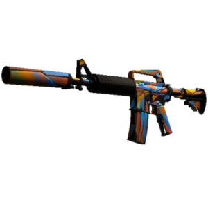 M4A1-S | Leaded Glass (Well-Worn)