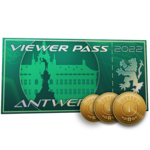 Antwerp 2022 Viewer Pass + 3 Souvenir Tokens