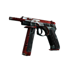 CZ75-Auto | Red Astor (Battle-Scarred)