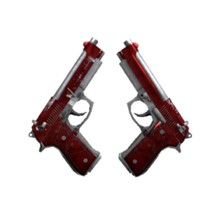 Dual Berettas | Hemoglobin (Field-Tested)