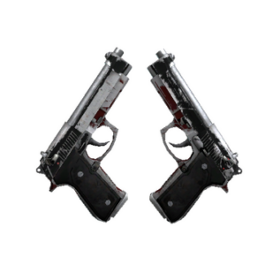Dual Berettas | Panther (Battle-Scarred)
